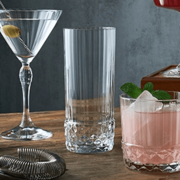 6 x verres long drink AMERICA 20s - 40c - Bormioli Rocco - AODB - Aux origines du barBormioli Rocco