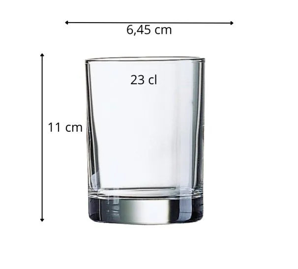 6 x verres ELEGANCE - 23cl - Arcoroc